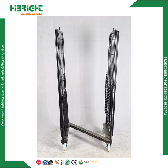 Metal Rolling Sports Ball Storage Lockable Sport Basketball Football Volleyball Storage Cage