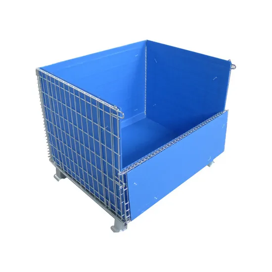 Factory Supply Ce Certified Foldable Customized Steel Pallet Stillage