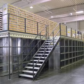 Steel Racking System Mezzanine Storage Shelf for Ndustry Multi-Level Racks