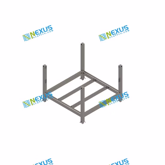 Fully Welded Construction Foldable Handling Stacked Transport Storage Steel Stillages
